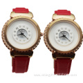 Top Selling Couples Leather Wrist Quartz Watch